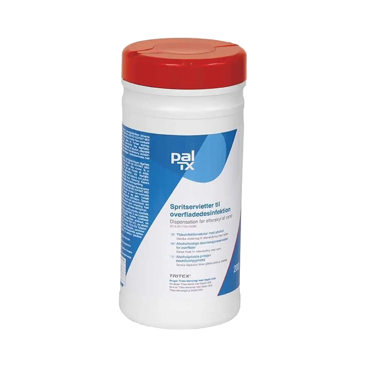 Alcohol desinfectant 195 x 200 mm blauw