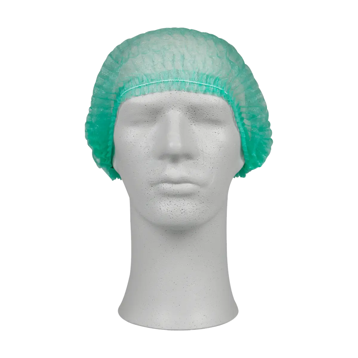 Haarnet PP n-w wokkel 53 cm groen